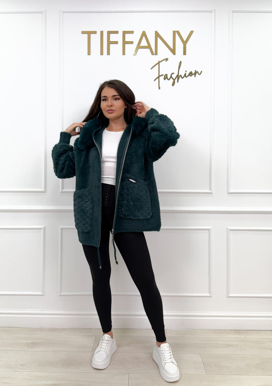 Cardigan Roco Dark Green