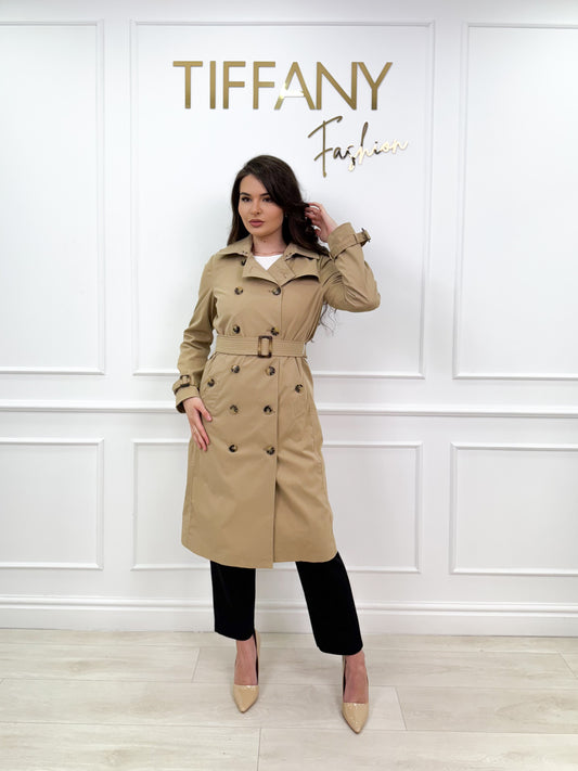 Trench Lisse Bej