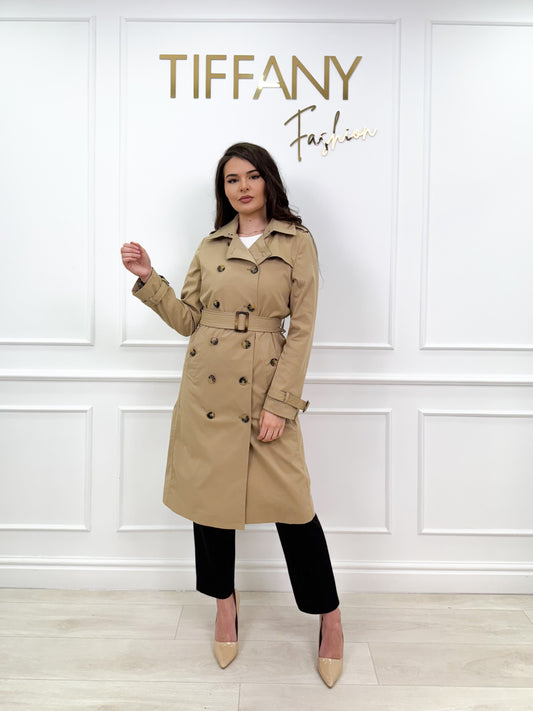 Trench Lisse Bej