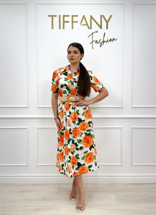 Rochie Rina Orange