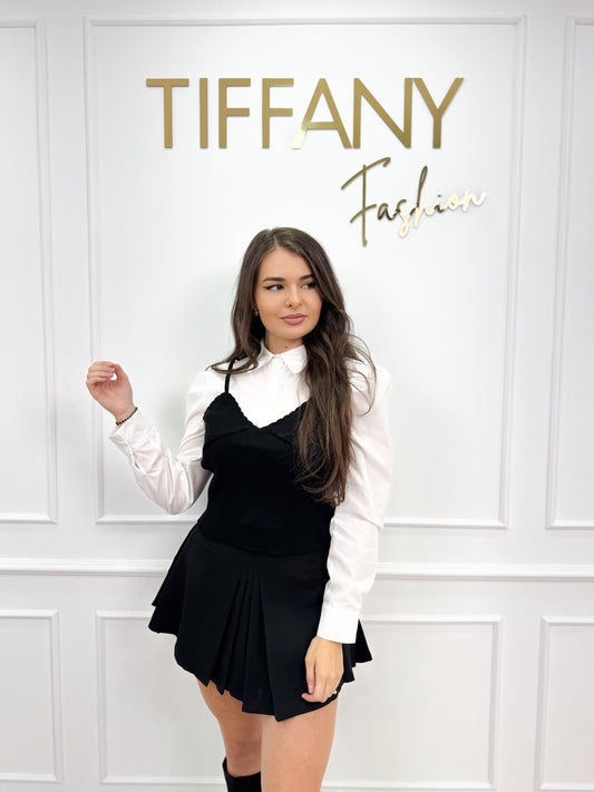 Bluza Yvon Black/White