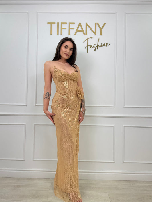 Rochie Zeny Gold