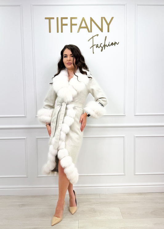 Palton Alpaka Ameli White