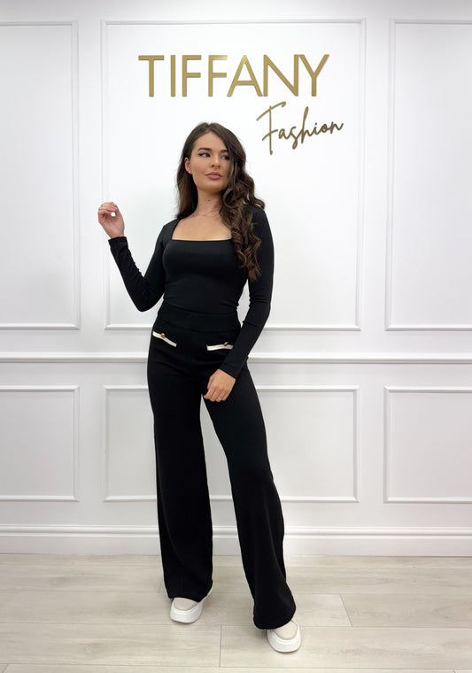 Pantaloni Miro Black