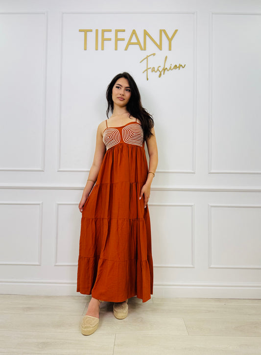 Rochie Mechu Caramiziu