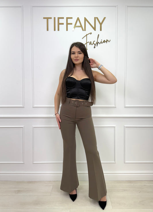 Pantaloni Arol Evazati Fango