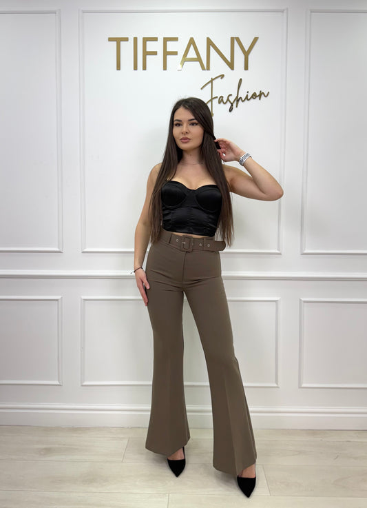 Pantaloni Arol Evazati Fango