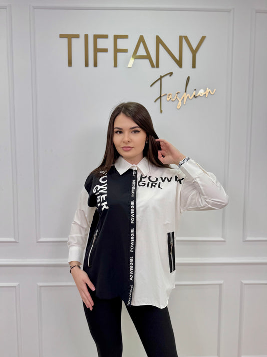 Camasa Power Black/White