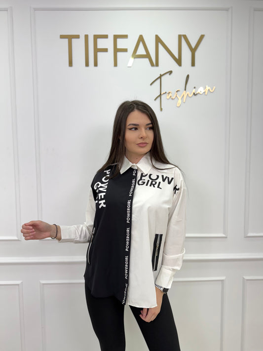 Camasa Power Black/White