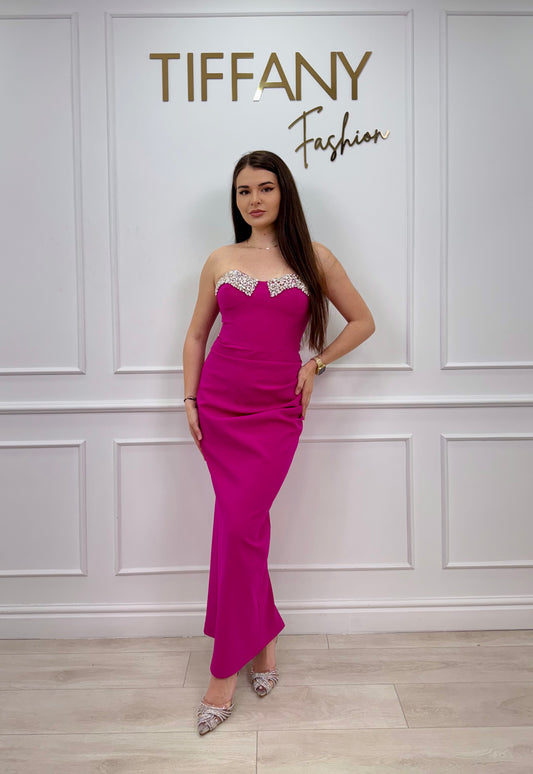 Rochie Sam Fuchsia