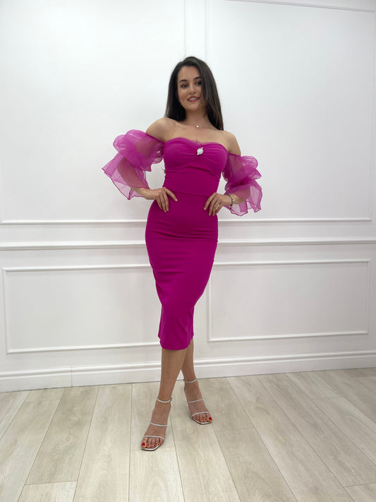 Rochie Dori Fuchsia