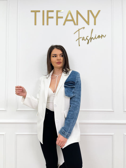 Sacou Ester White/Jeans