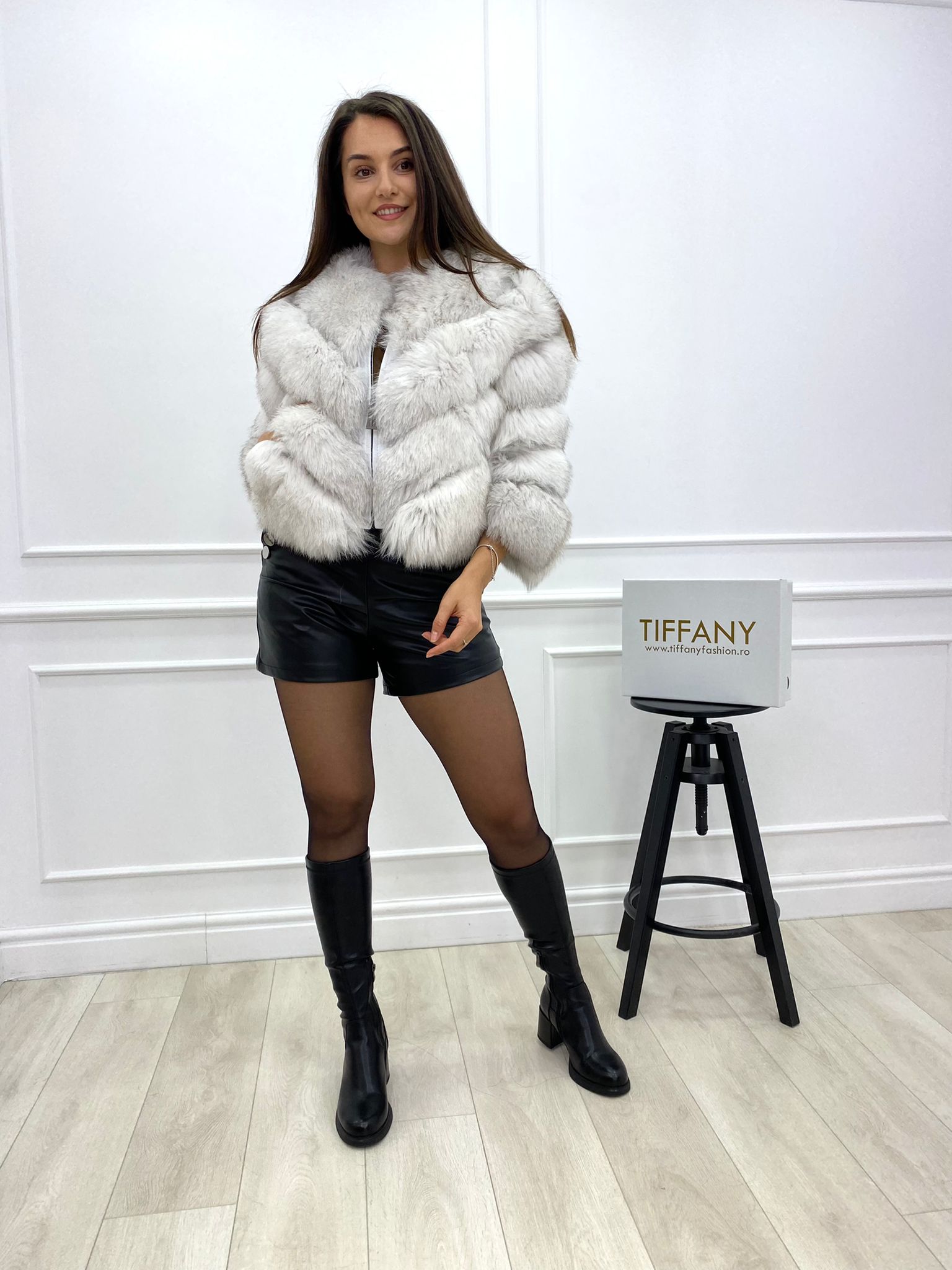 Geaca Blana Avis White Geaca Blana Avis White