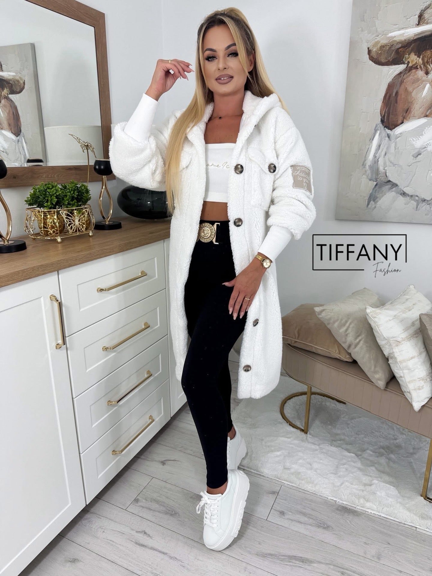 Cardigan Delli White