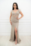 Rochie Nattali Crem