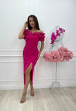 Rochie Visy Fuchsia
