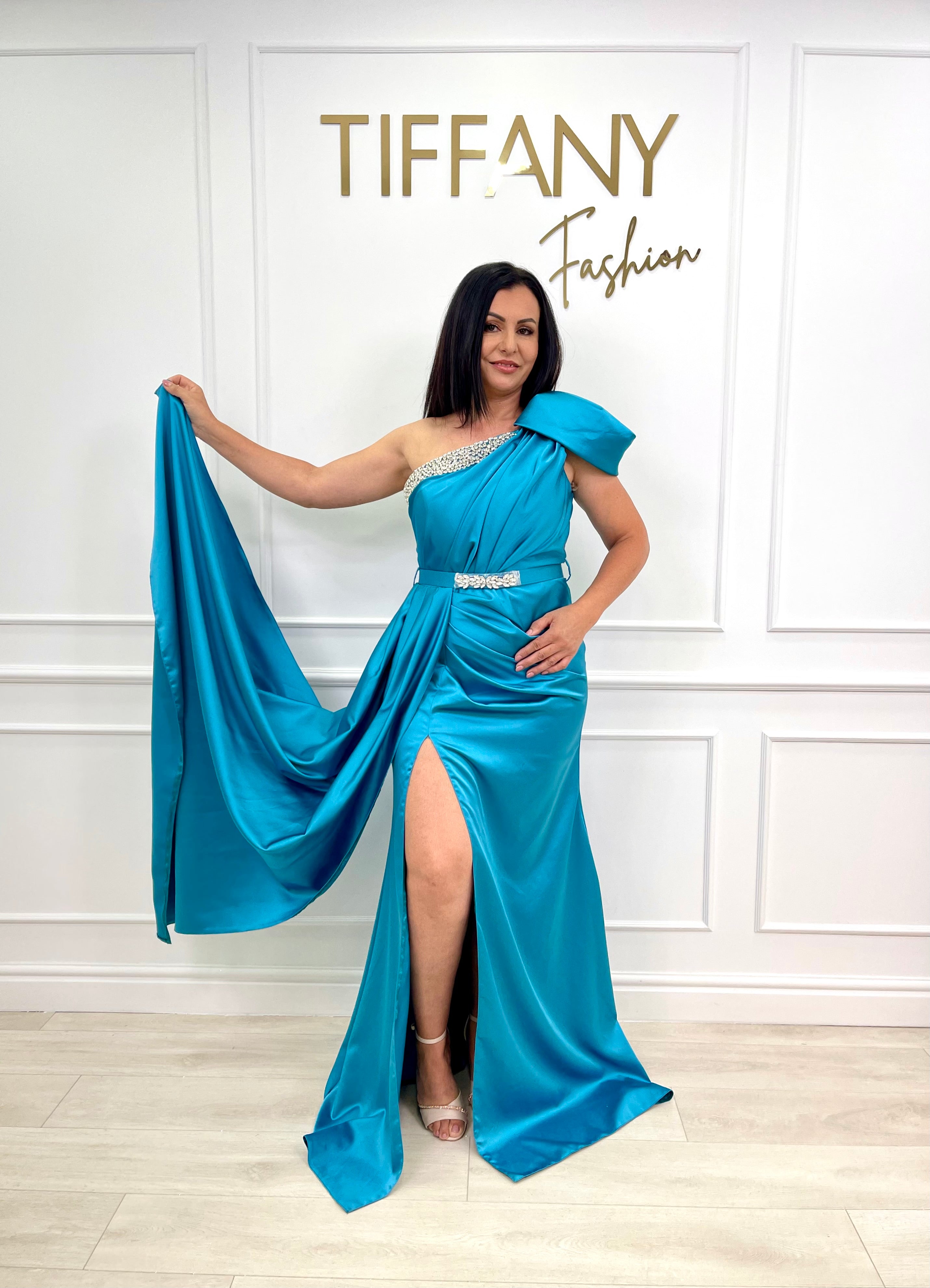 Rochie Ottilia Turcoaz