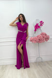 Rochie Fissya Fuchsia