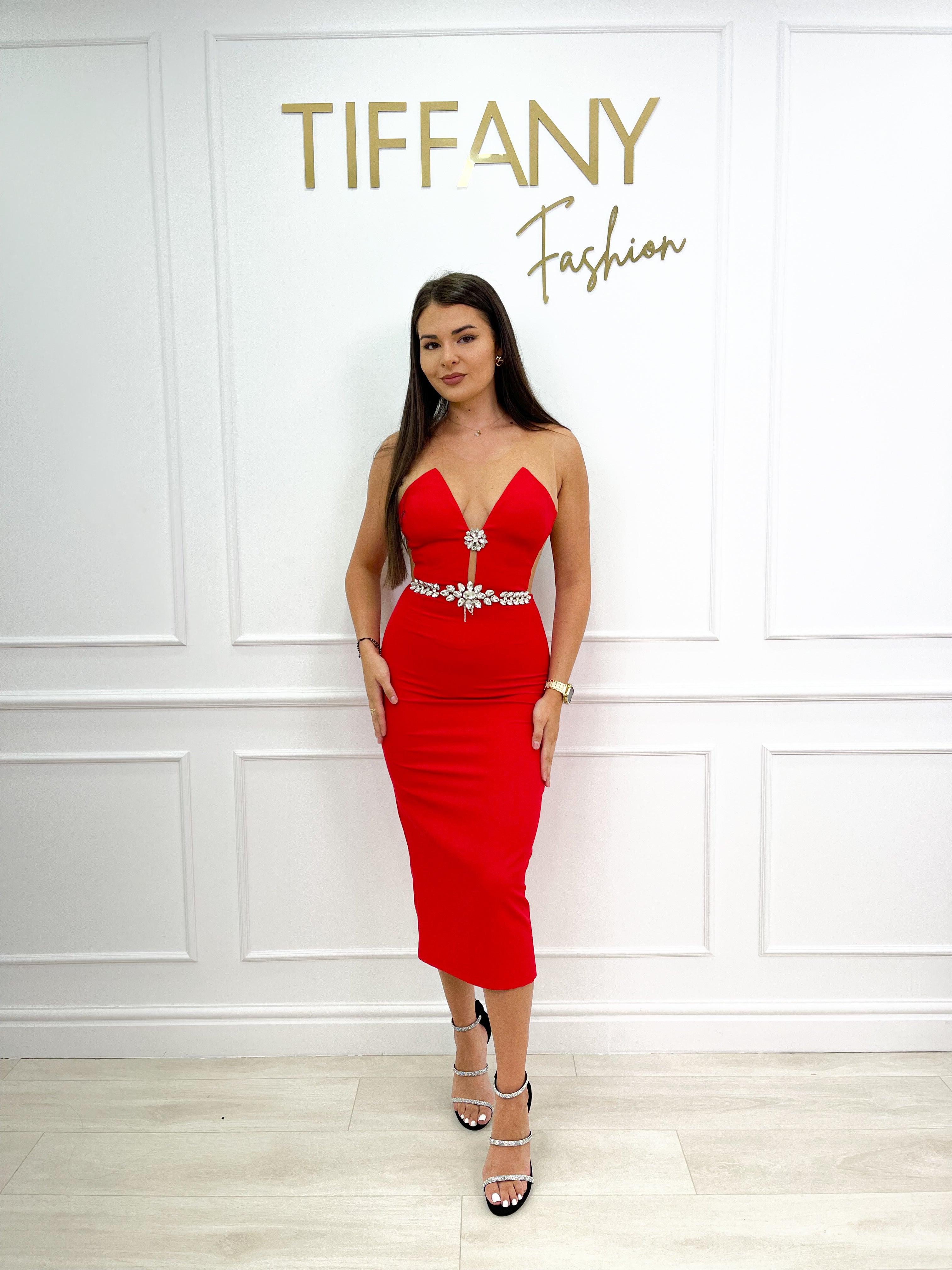 Rochie Candy Red