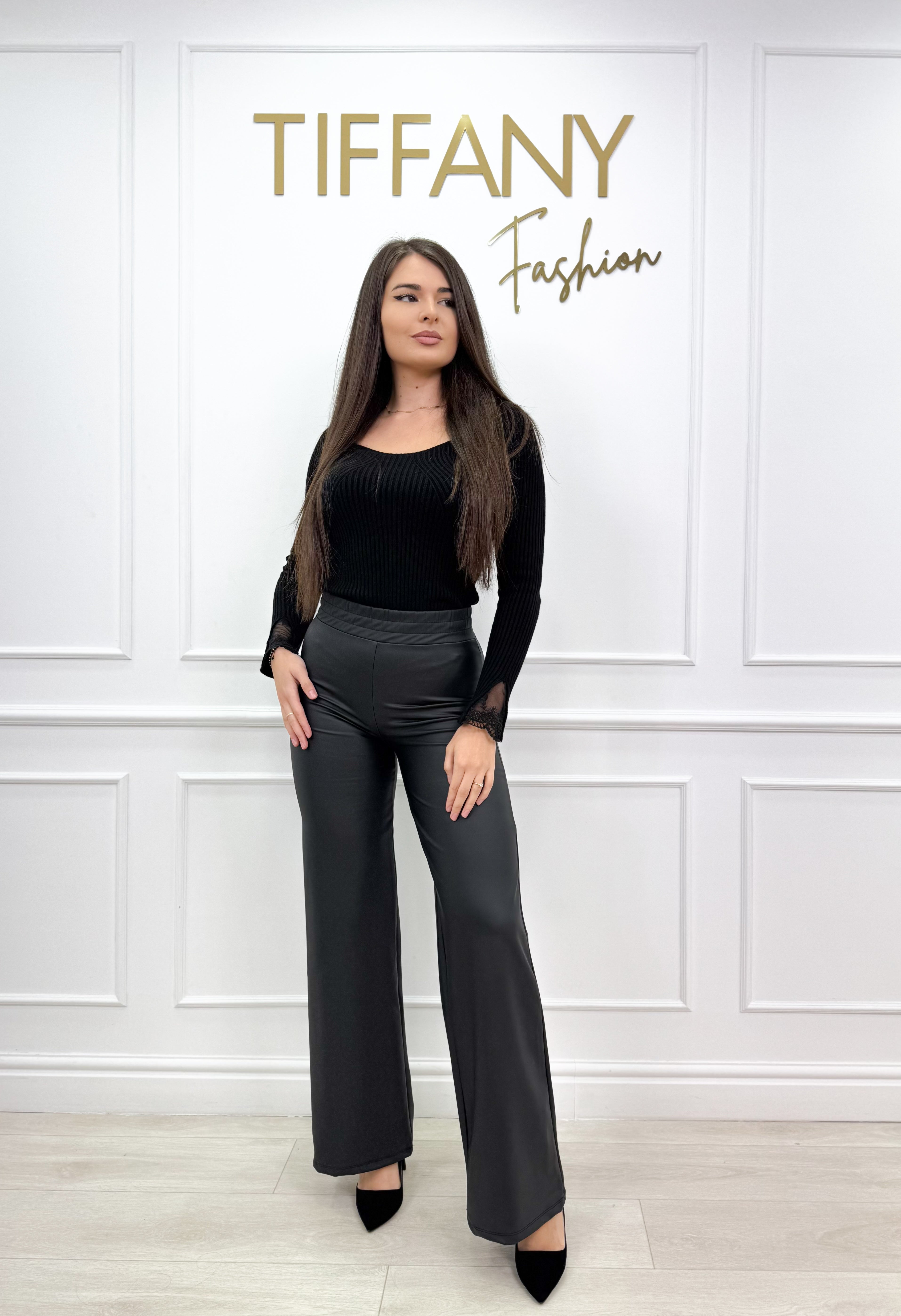 Pantaloni Moris Black