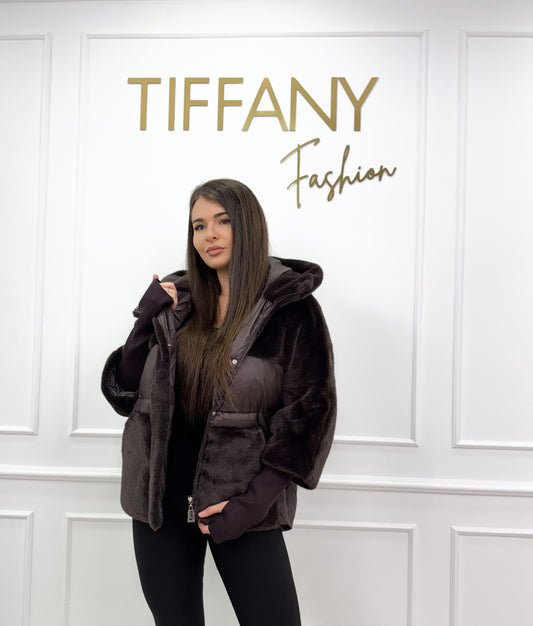 Geaca Garoff Dark Brown