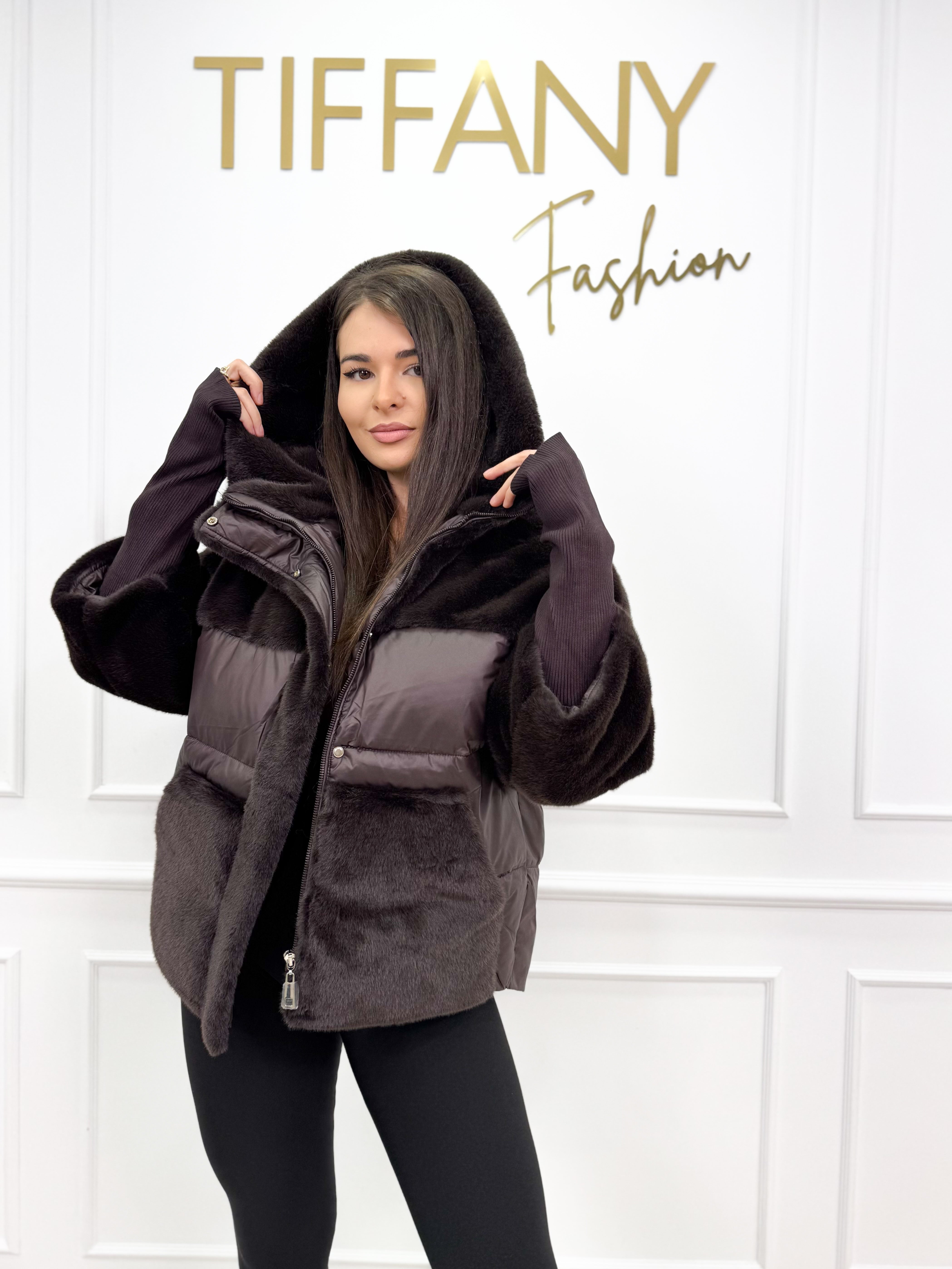 Geaca Garoff Dark Brown