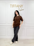 Tricou Olivi Brown
