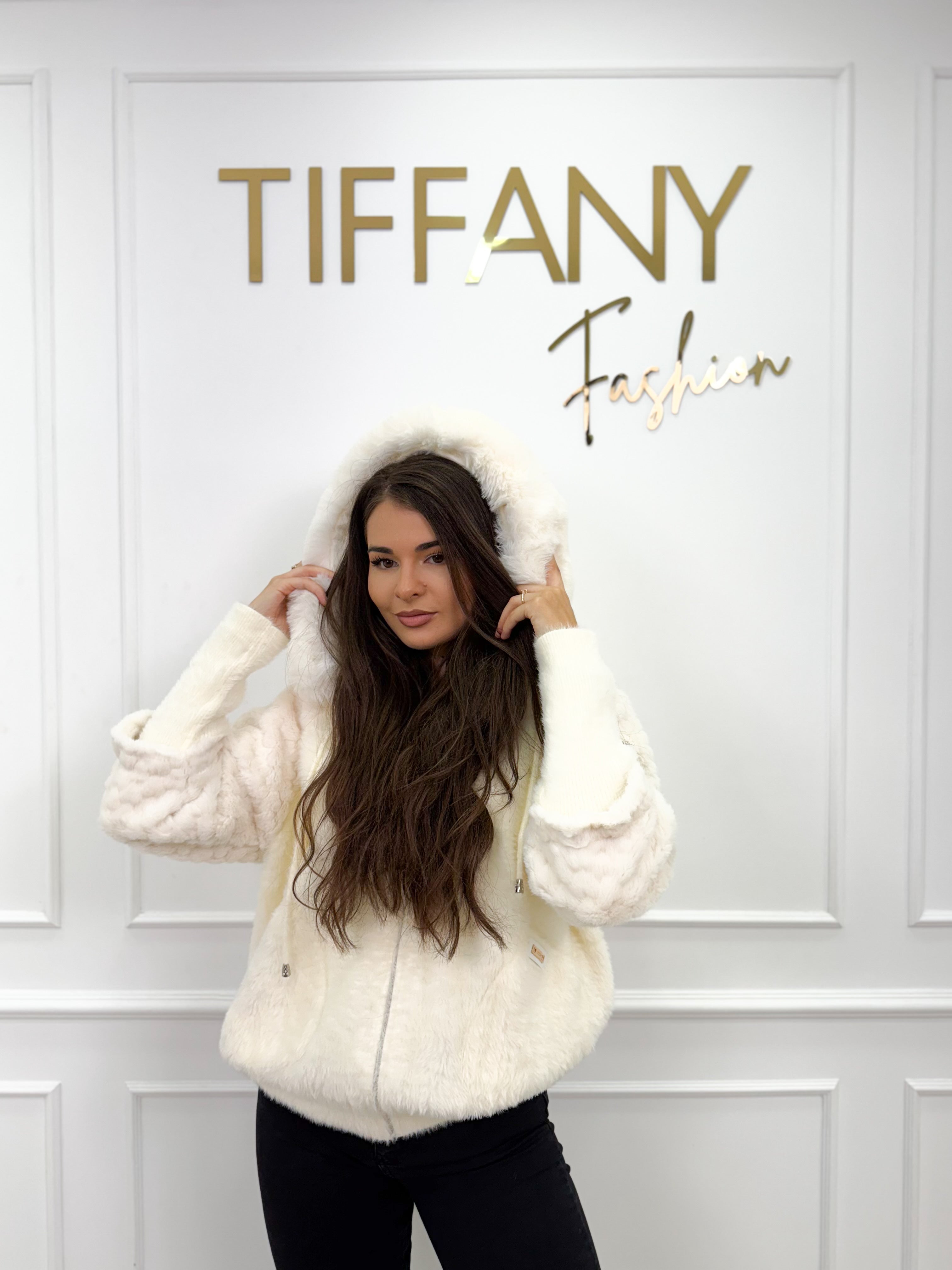 Cardigan Rosy White