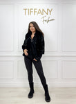 Cardigan Rosy Black