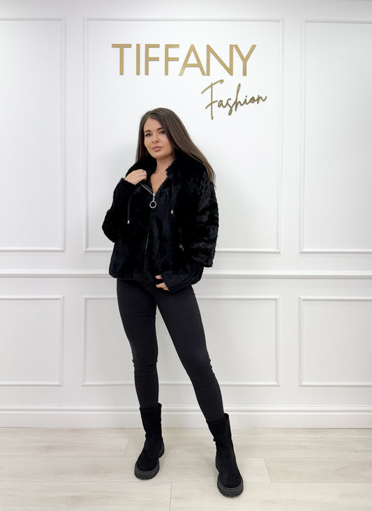 Cardigan Rosy Black