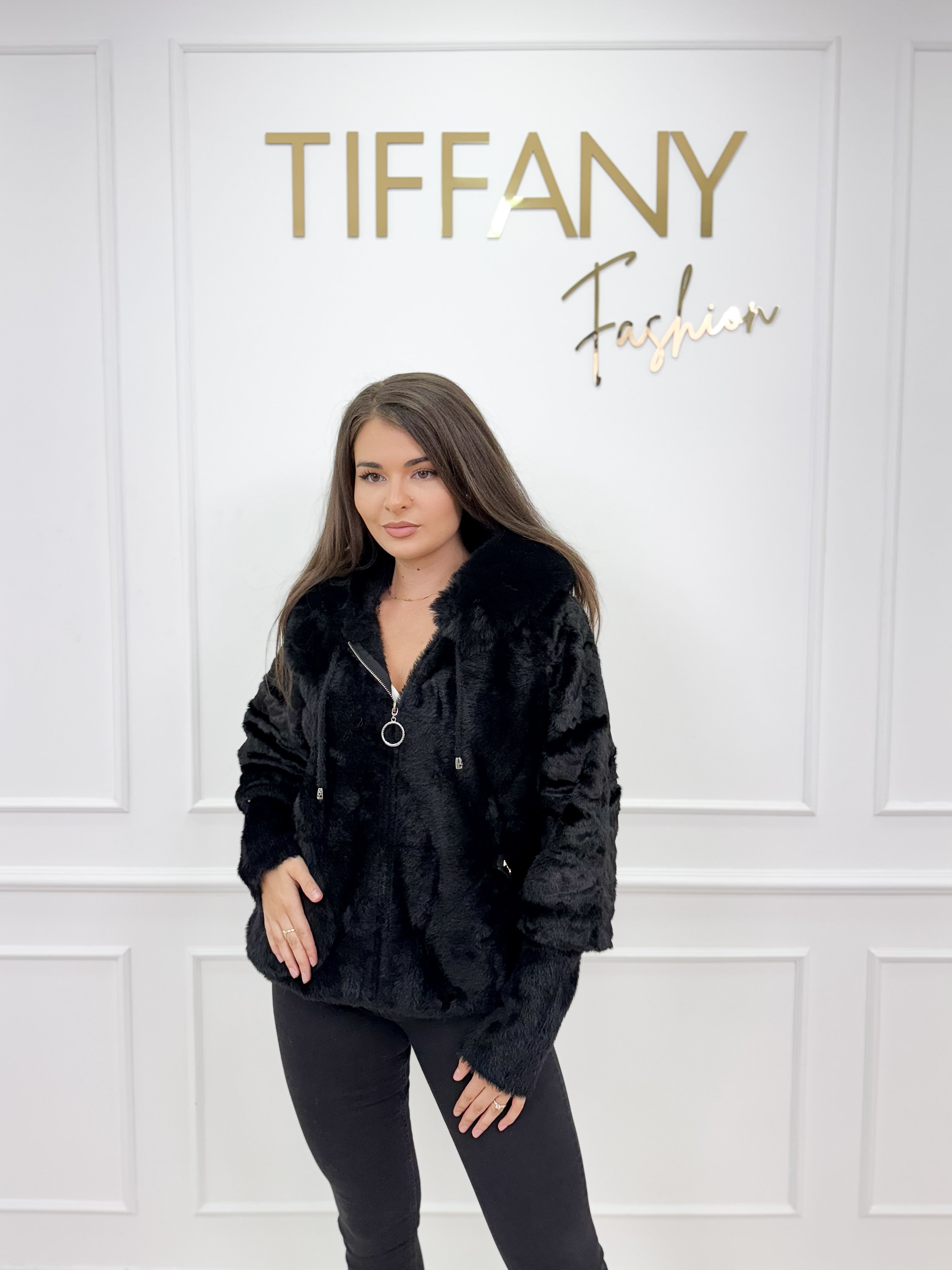 Cardigan Rosy Black