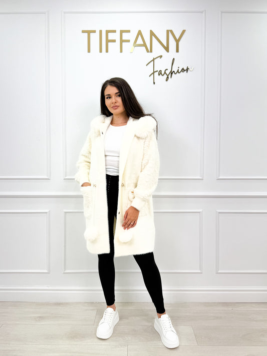 Cardigan Cozy White
