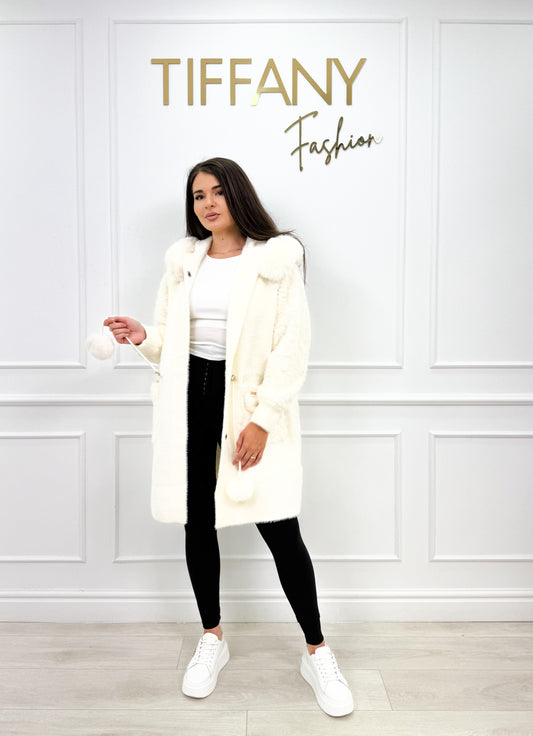 Cardigan Cozy White