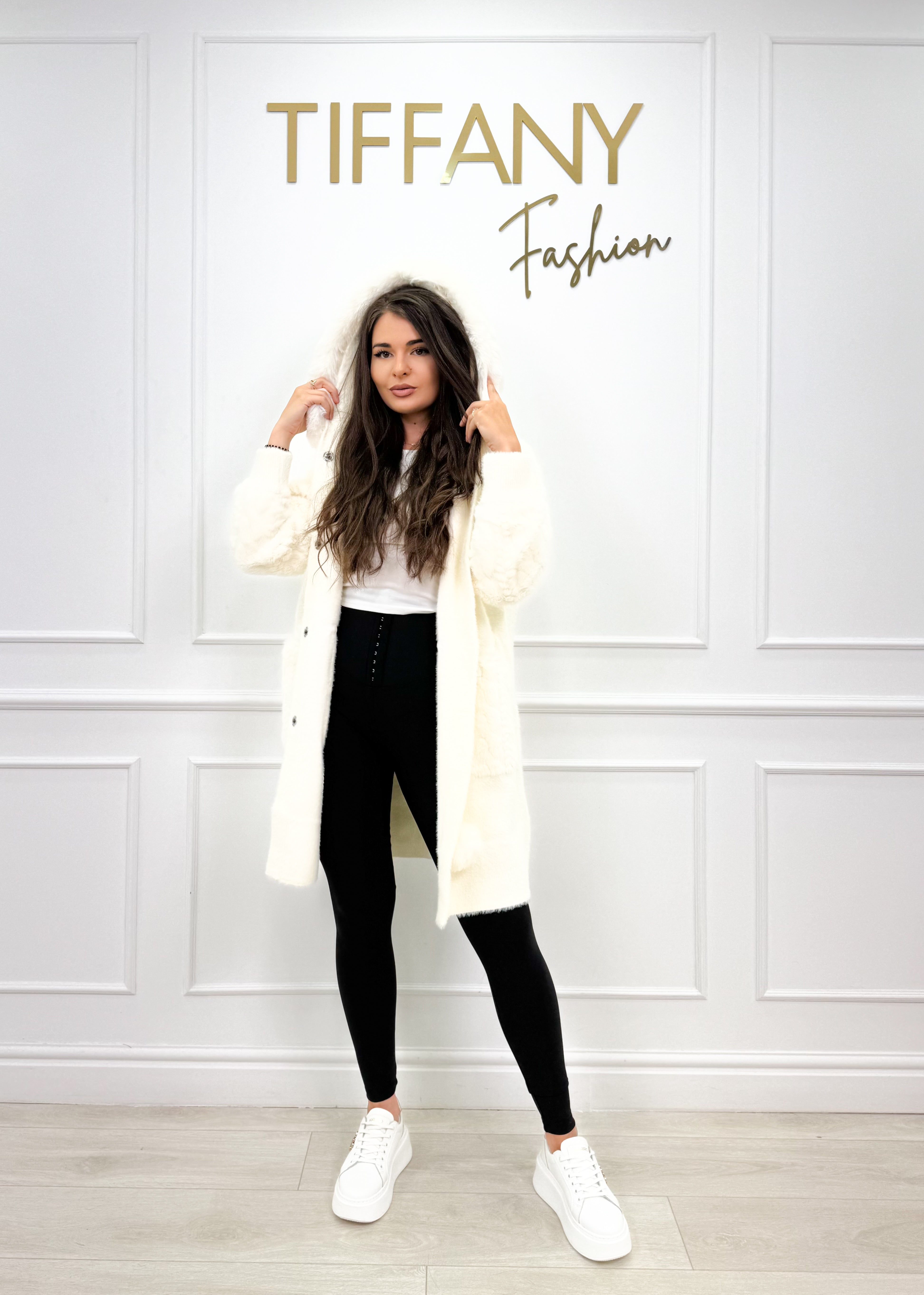 Cardigan Cozy White