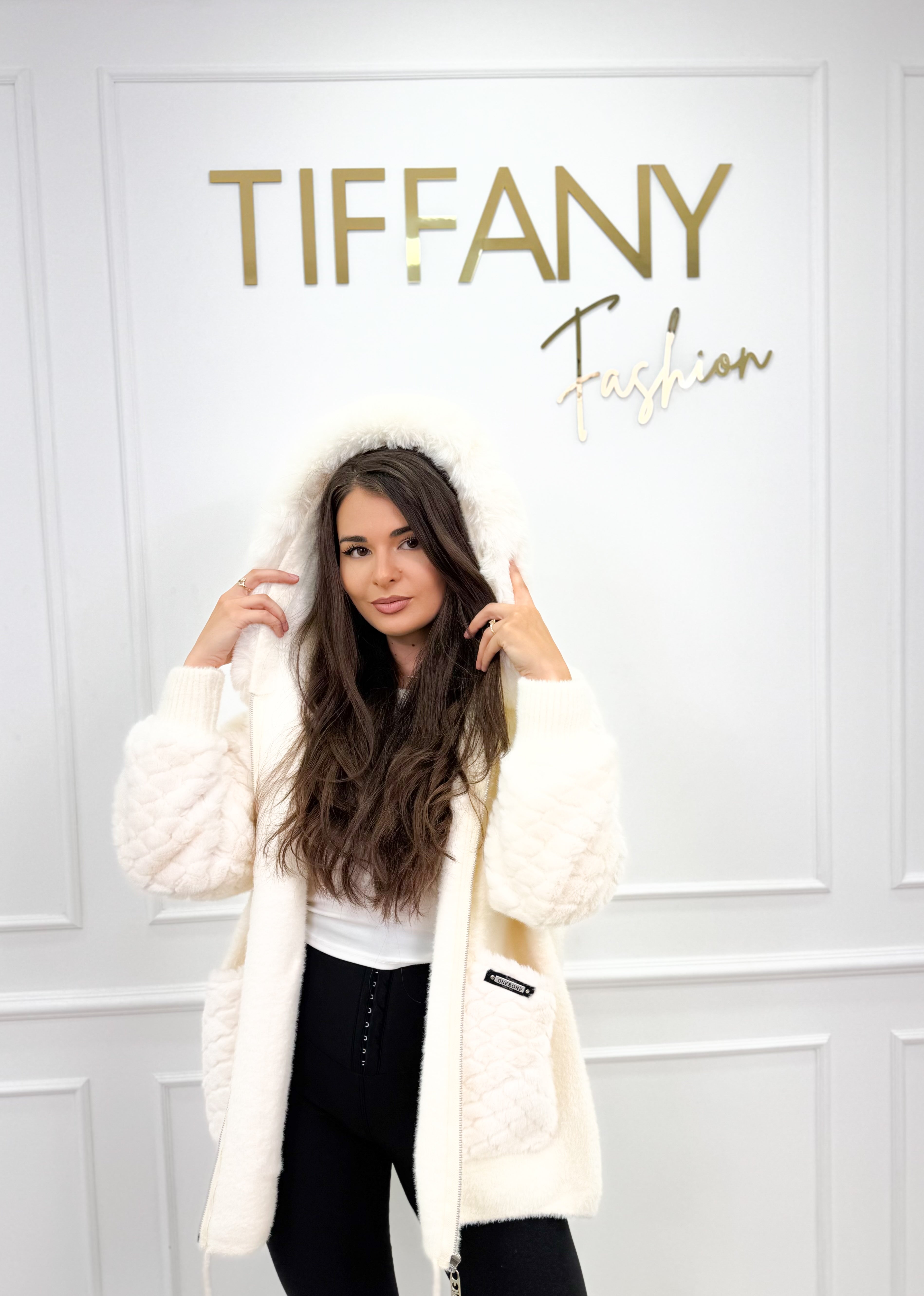 Cardigan Roco White