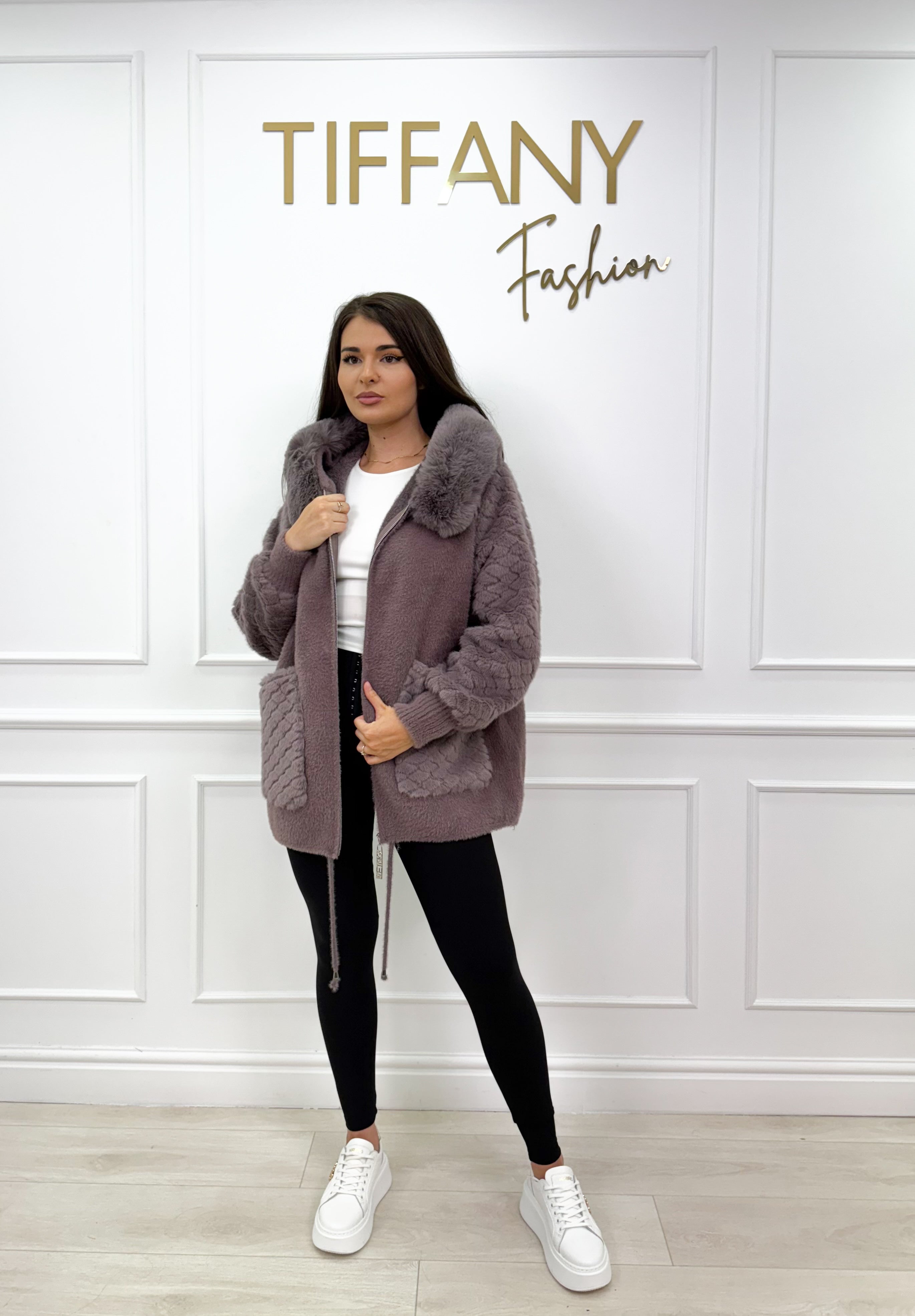 Cardigan Roco Purple