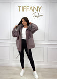 Cardigan Roco Purple