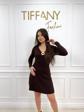 Rochie Rossa Brown