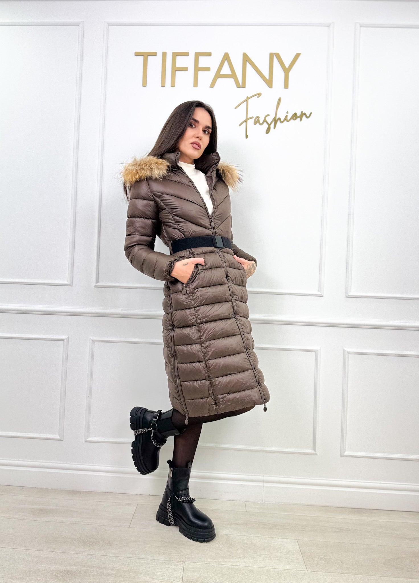 Geaca Szia Brown
