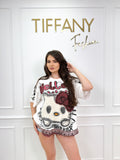 Tricou Gaby White