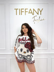 Tricou Gaby White