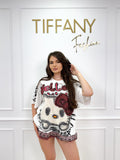 Tricou Gaby White