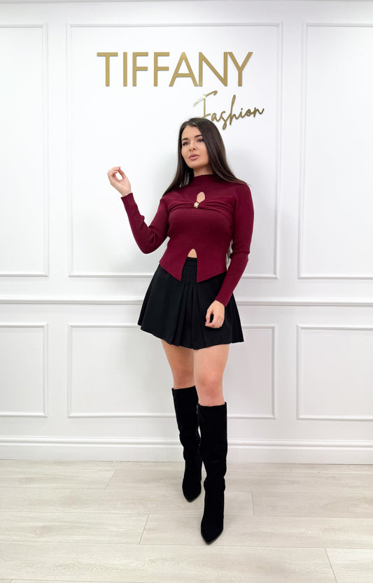 Bluza Ava Burgundi