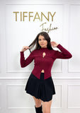 Bluza Ava Burgundi