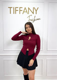 Bluza Ava Burgundi