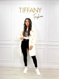 Cardigan Fely White