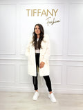 Cardigan Fely White