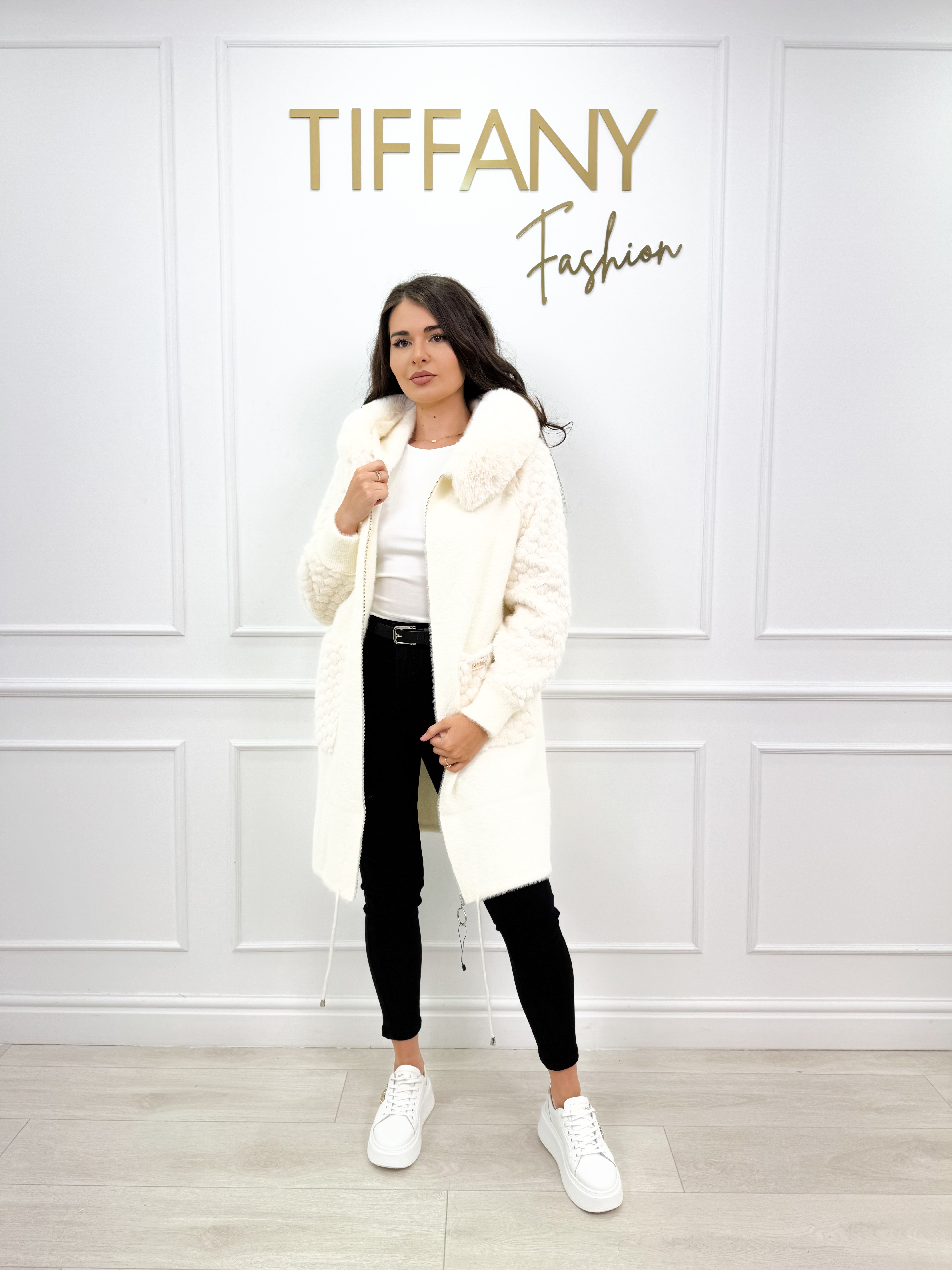 Cardigan Zay White