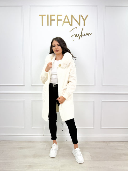 Cardigan Zay White