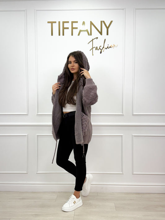 Cardigan Eve Purple